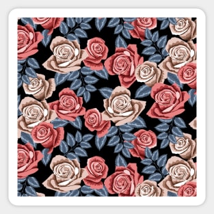 Roses Pattern Sticker